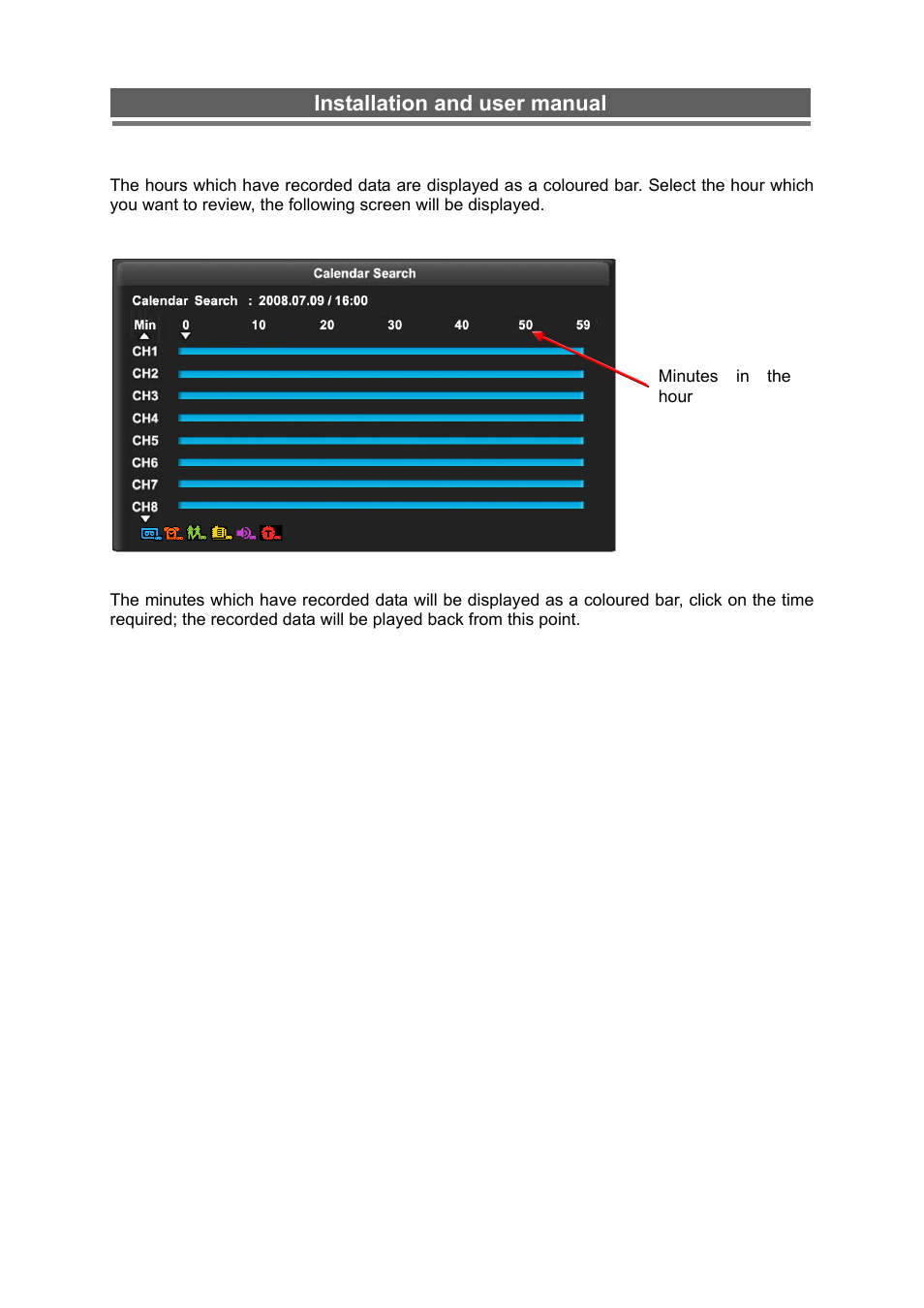 Installation and user manual | Monoprice 6660 8-channel Security DVR User Manual | Page 56 / 100