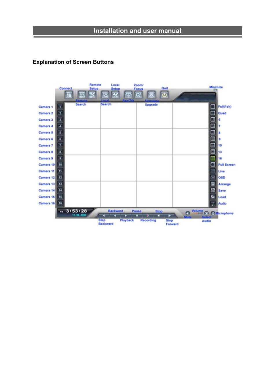 Monoprice 6660 8-channel Security DVR User Manual | Page 62 / 100