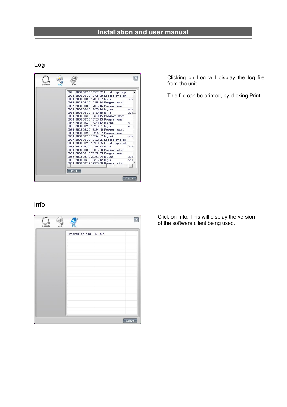 Installation and user manual | Monoprice 6660 8-channel Security DVR User Manual | Page 87 / 100