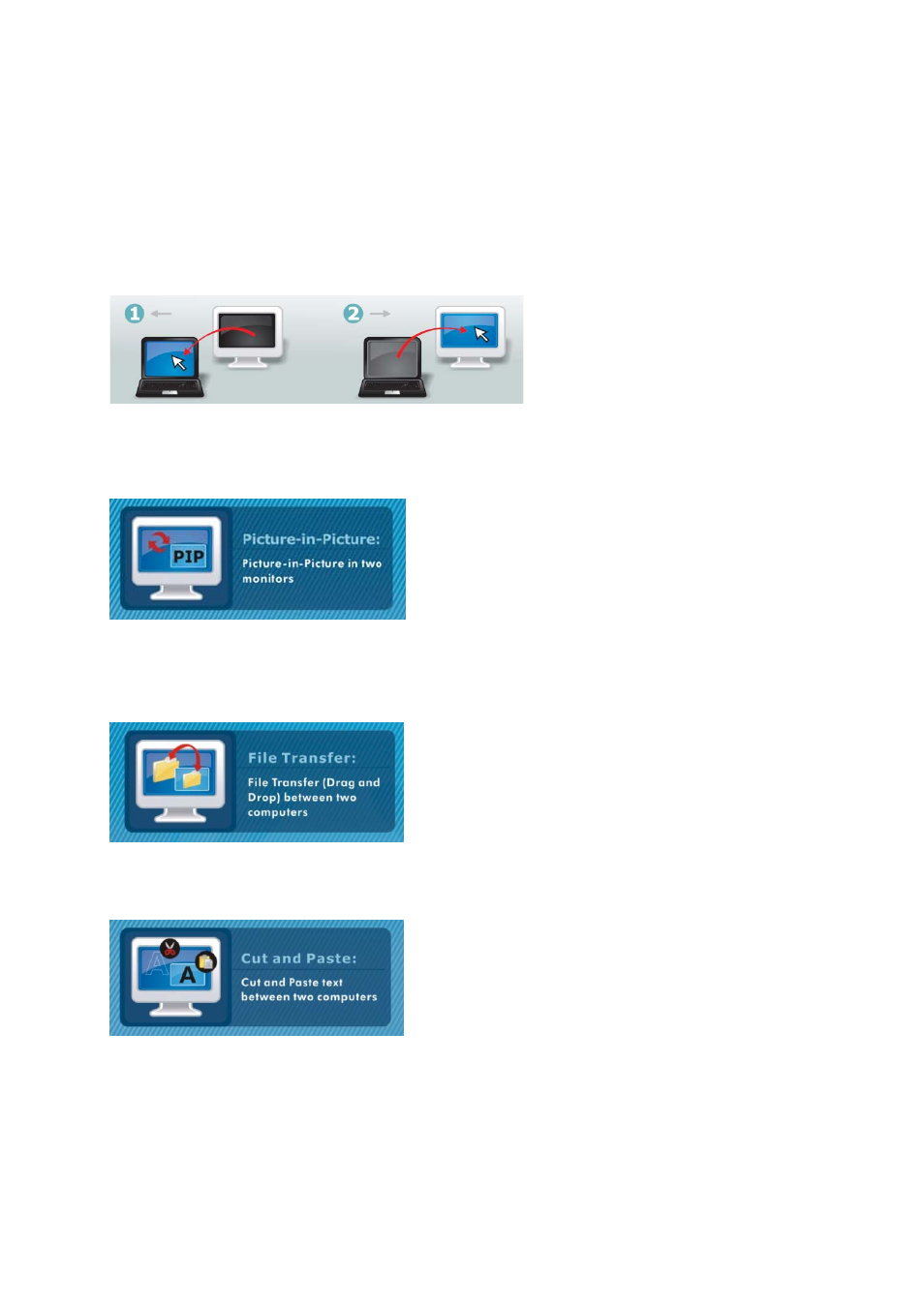 Monoprice 6748 USB KM Switch with Data Transfer and PIP Function User Manual | Page 11 / 12