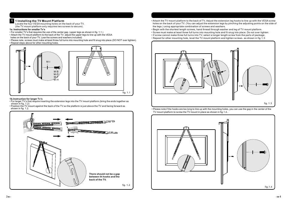 页面 3 | Monoprice 8683 TV Mount for Xbox 360 Kinect User Manual | Page 3 / 4