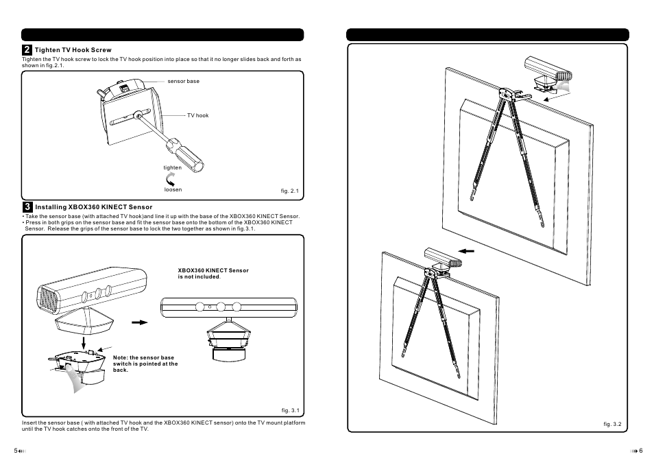 页面 4 | Monoprice 8683 TV Mount for Xbox 360 Kinect User Manual | Page 4 / 4