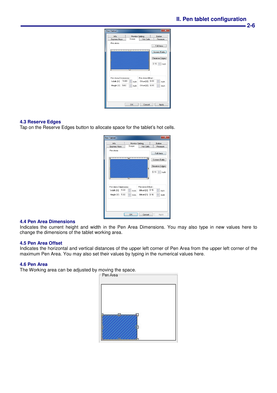 Ii. pen tablet configuration | Monoprice 6815 Graphic Drawing Tablet User Manual | Page 14 / 21
