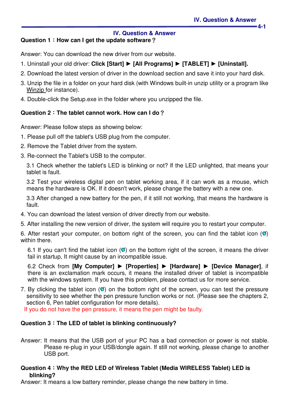 Monoprice 6815 Graphic Drawing Tablet User Manual | Page 20 / 21