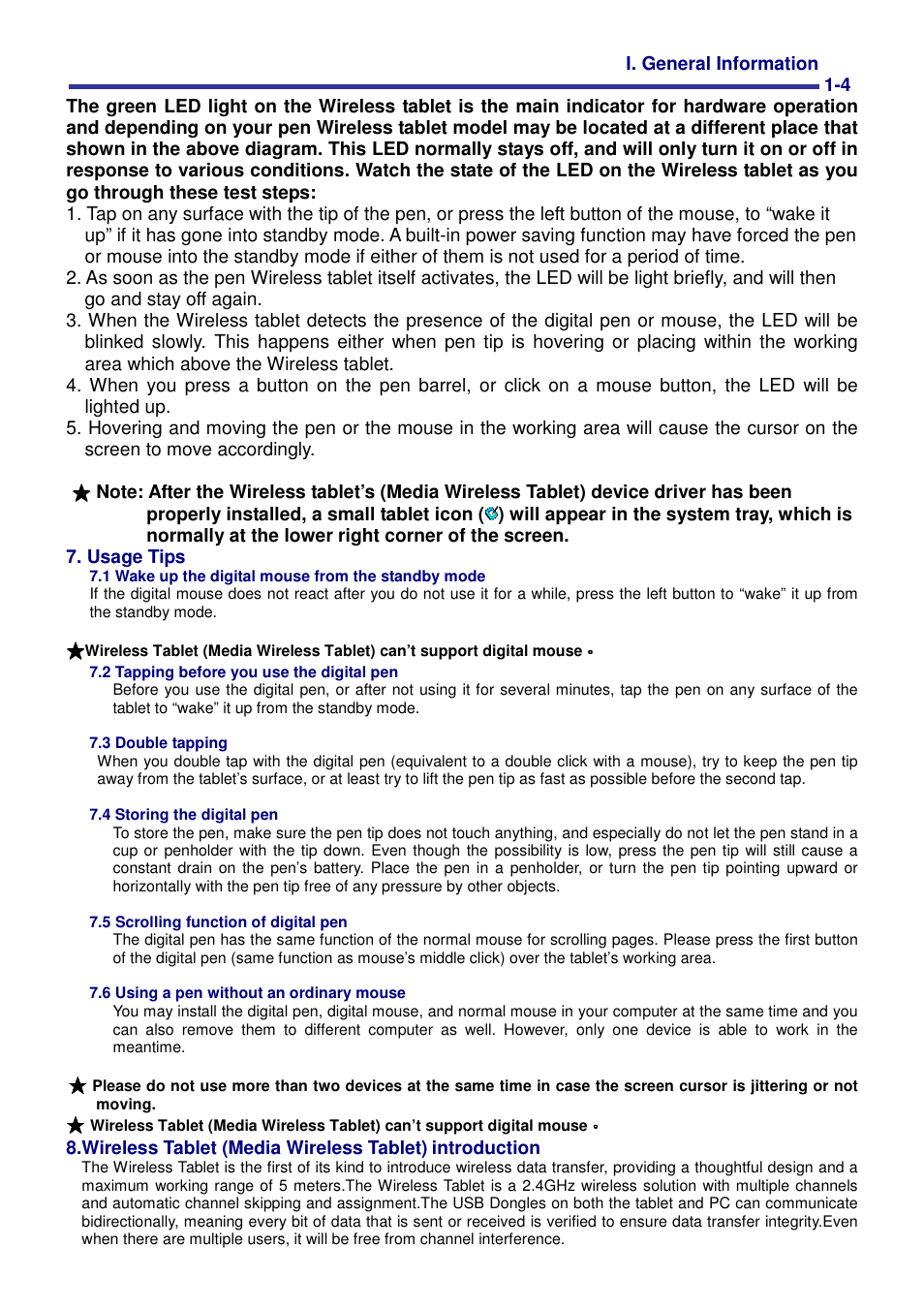 Monoprice 6815 Graphic Drawing Tablet User Manual | Page 7 / 21