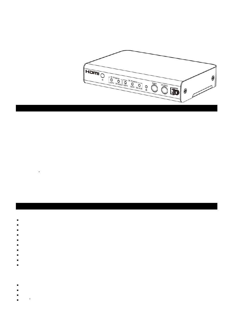 Monoprice PID 8048 HT3D-110 User Manual | 7 pages
