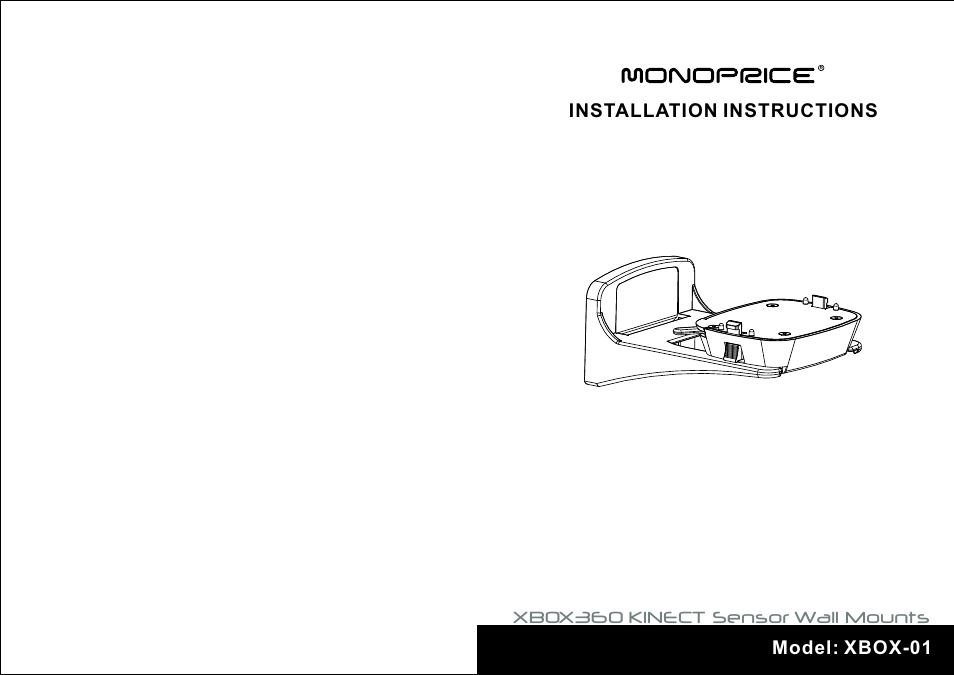 Monoprice 8682 XBOX-01 User Manual | 4 pages