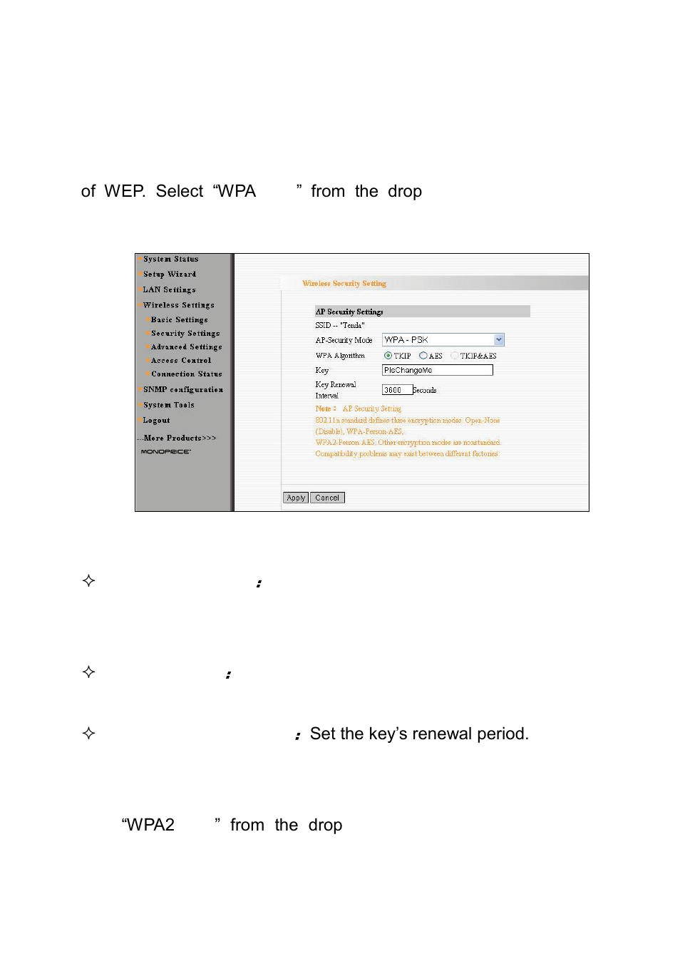 Monoprice 8744 PoE Wireless Access Point User Manual | Page 23 / 45