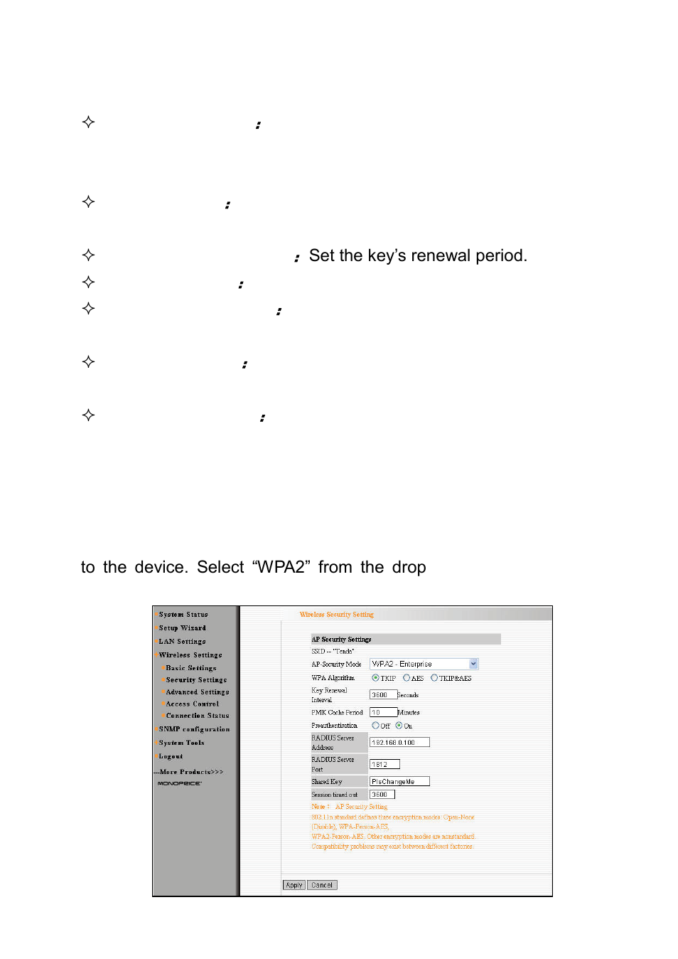 Monoprice 8744 PoE Wireless Access Point User Manual | Page 25 / 45