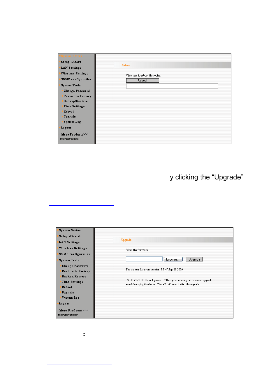 6 firmware upgrade | Monoprice 8744 PoE Wireless Access Point User Manual | Page 37 / 45