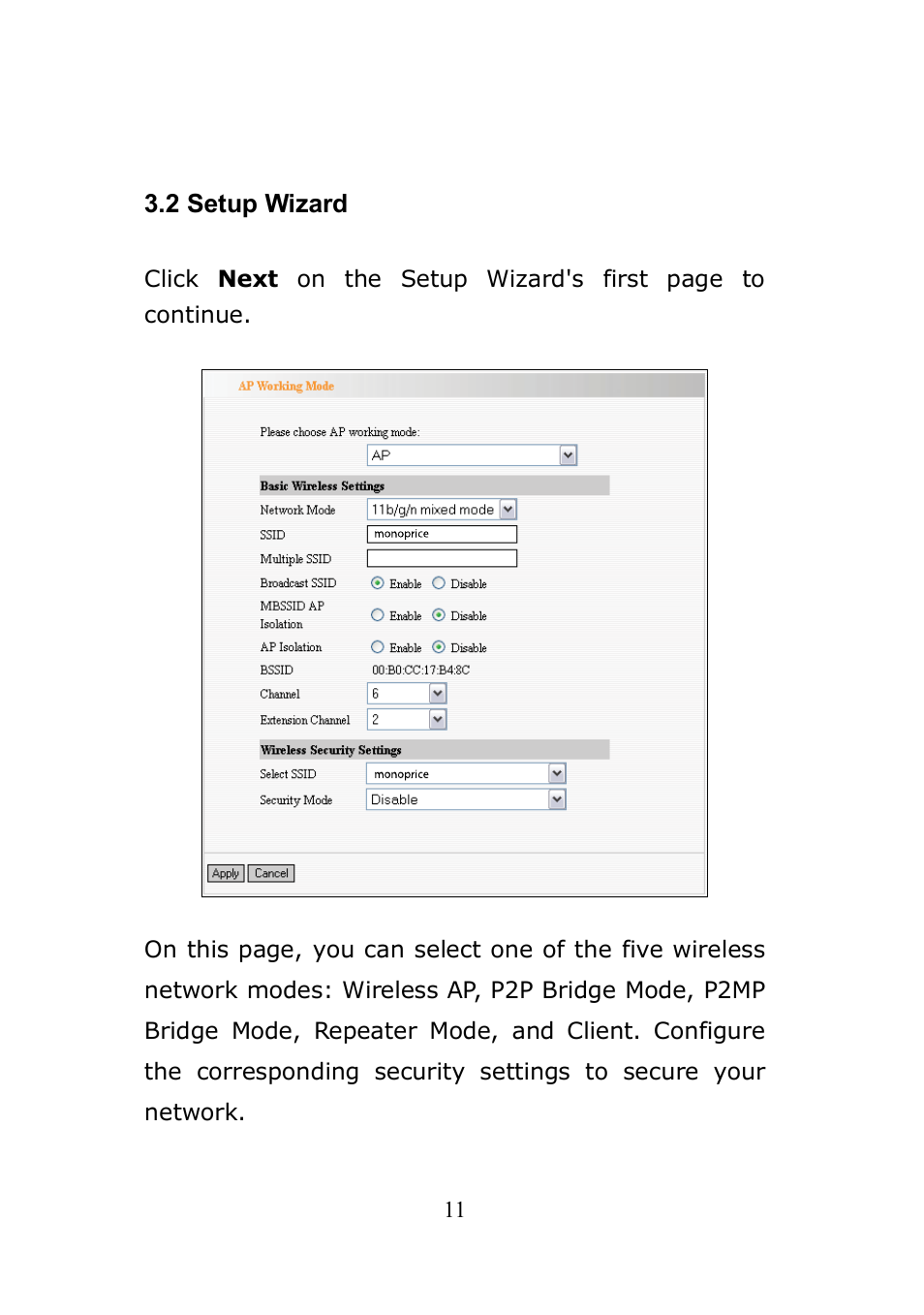 Monoprice 8745 Wireless N PoE Access Point User Manual | Page 15 / 80