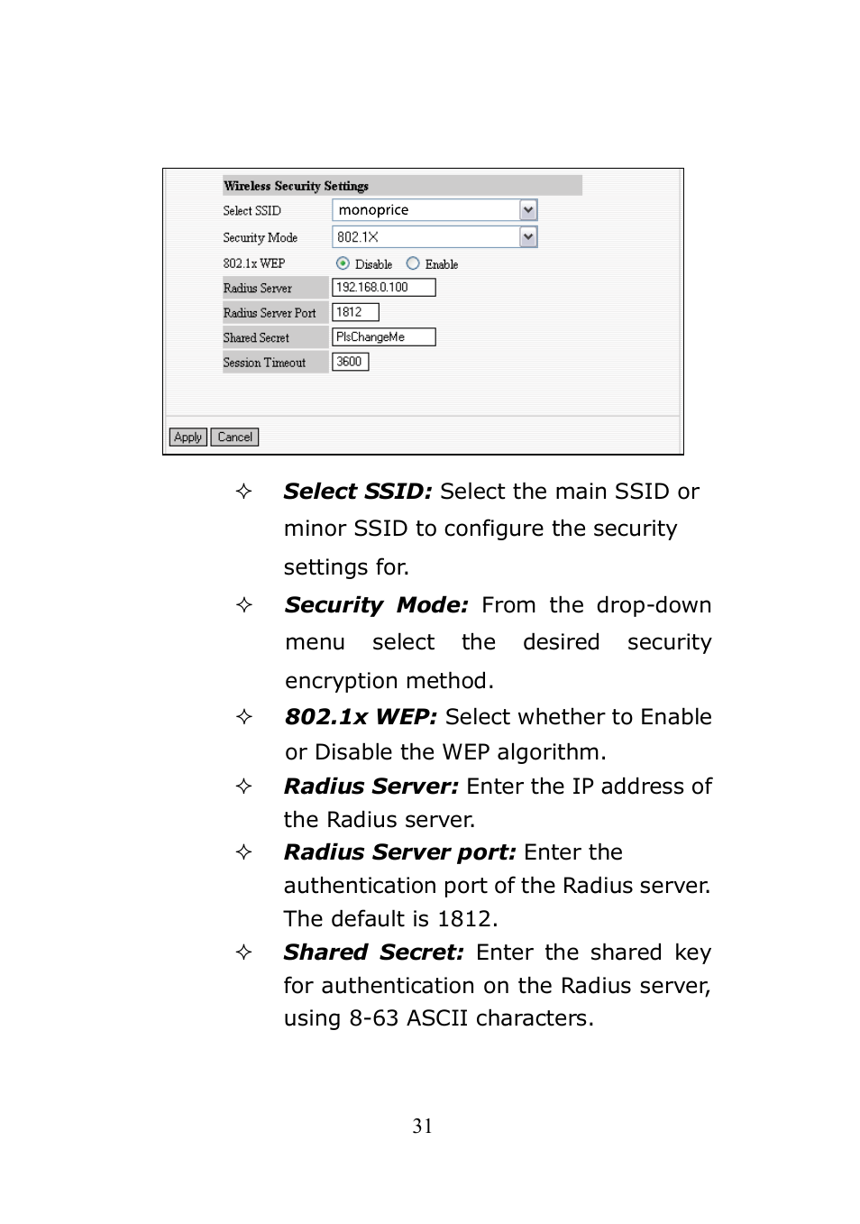 Monoprice 8745 Wireless N PoE Access Point User Manual | Page 35 / 80