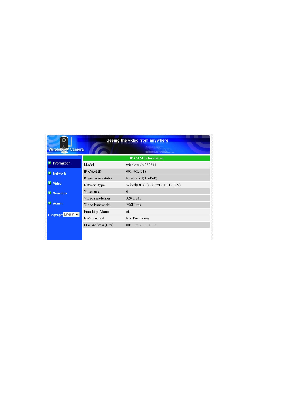 Nformation, Information | Monoprice 9204 IP Camera User Manual | Page 16 / 51