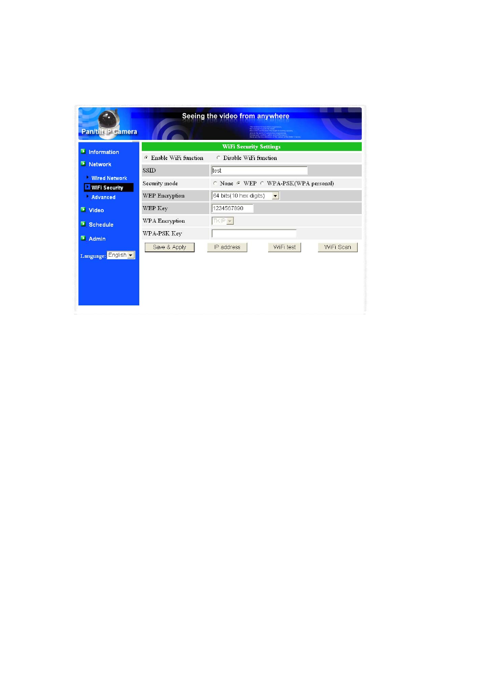 Monoprice 9206 Pan/Tilt/Zoom IP Camera User Manual | Page 22 / 56