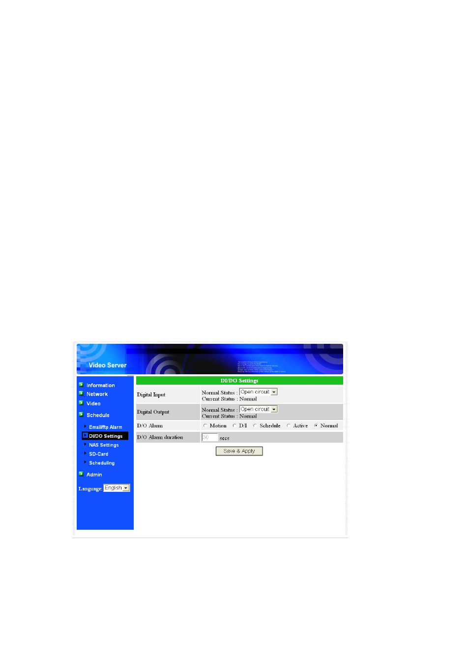 Di/do, Settings, Di/do settings | Monoprice 9207 IP Camera Converter User Manual | Page 25 / 50