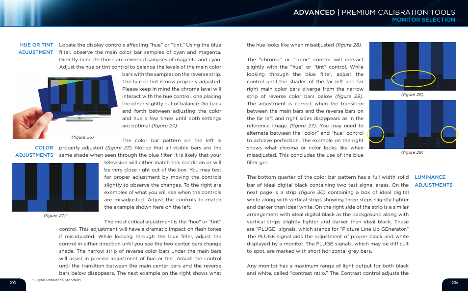 Advanced | premium calibration tools | Monoprice 9497 Disney World of Wonder User Manual | Page 14 / 29