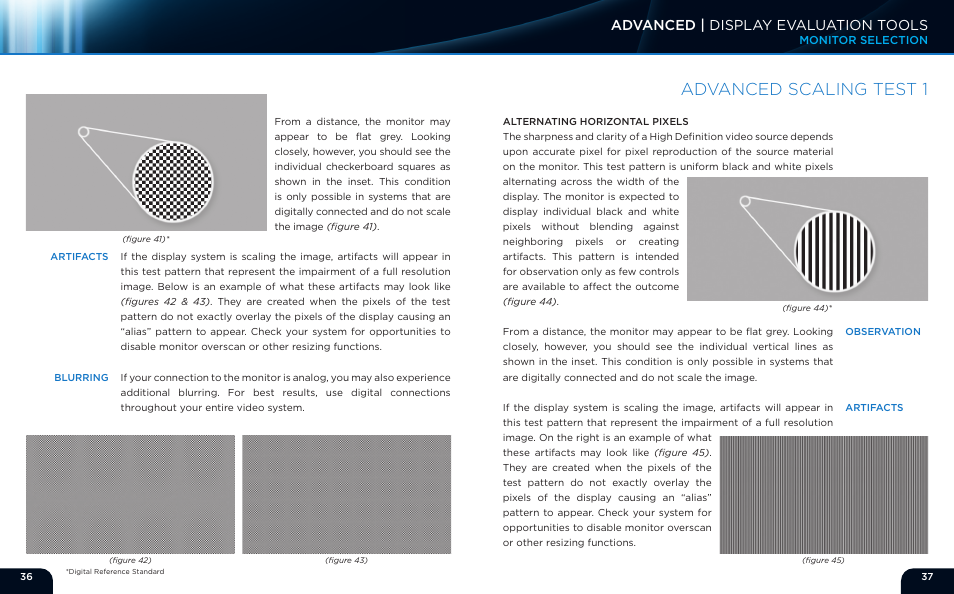 Advanced scaling test 1, Advanced | display evaluation tools | Monoprice 9497 Disney World of Wonder User Manual | Page 20 / 29