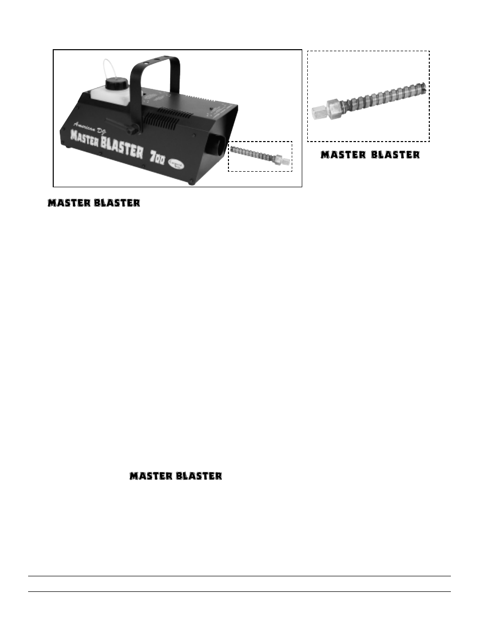 American DJ Master Blaster User Manual | Page 3 / 3