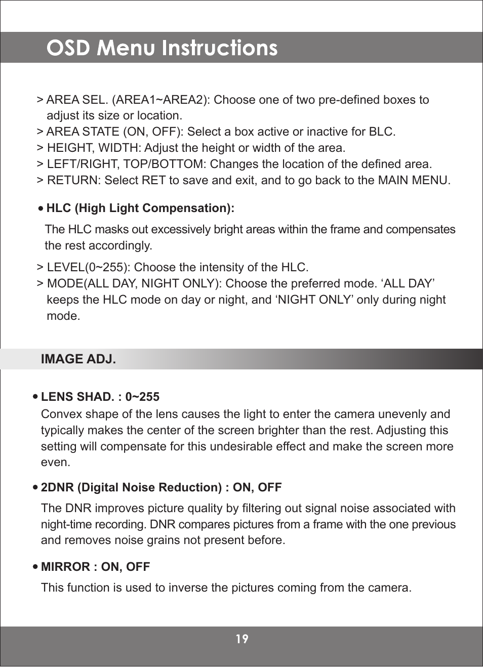 Monoprice 8816 2DNR User Manual | Page 19 / 28