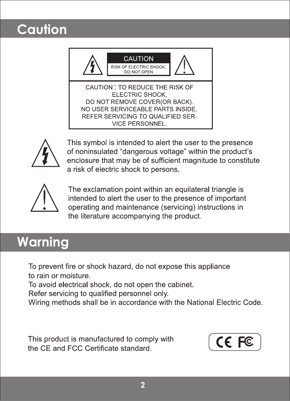 Monoprice 8816 2DNR User Manual | Page 2 / 28