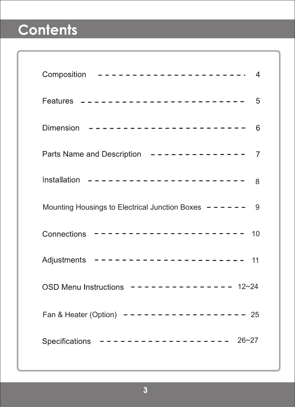 Monoprice 8816 2DNR User Manual | Page 3 / 28