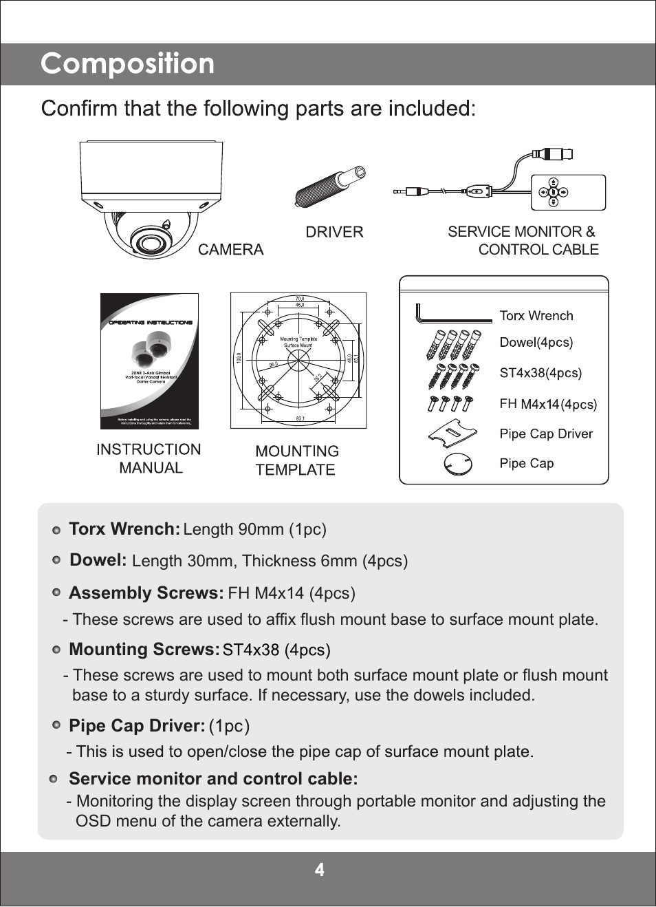 Monoprice 8816 2DNR User Manual | Page 4 / 28