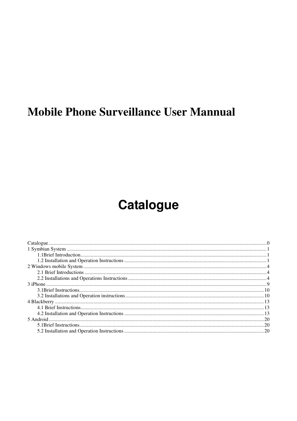 Monoprice 9306 Security System Bundle User Manual | 26 pages