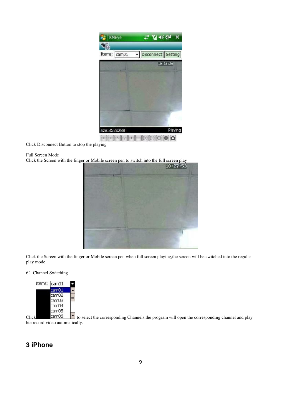 3 iphone | Monoprice 9306 Security System Bundle User Manual | Page 10 / 26