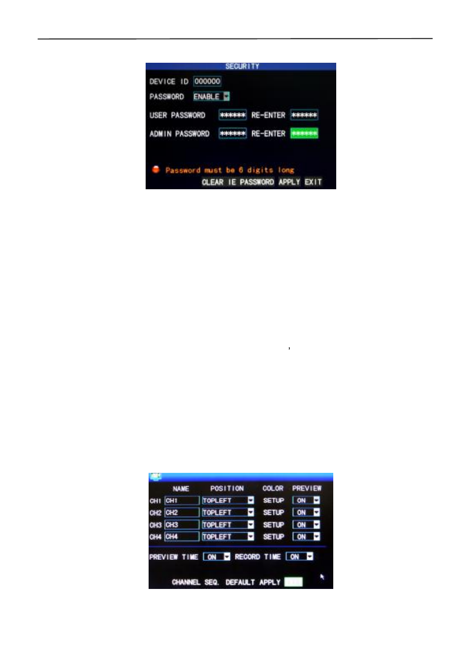 Monoprice 9888 4-channel Security System Bundle User Manual | Page 19 / 46