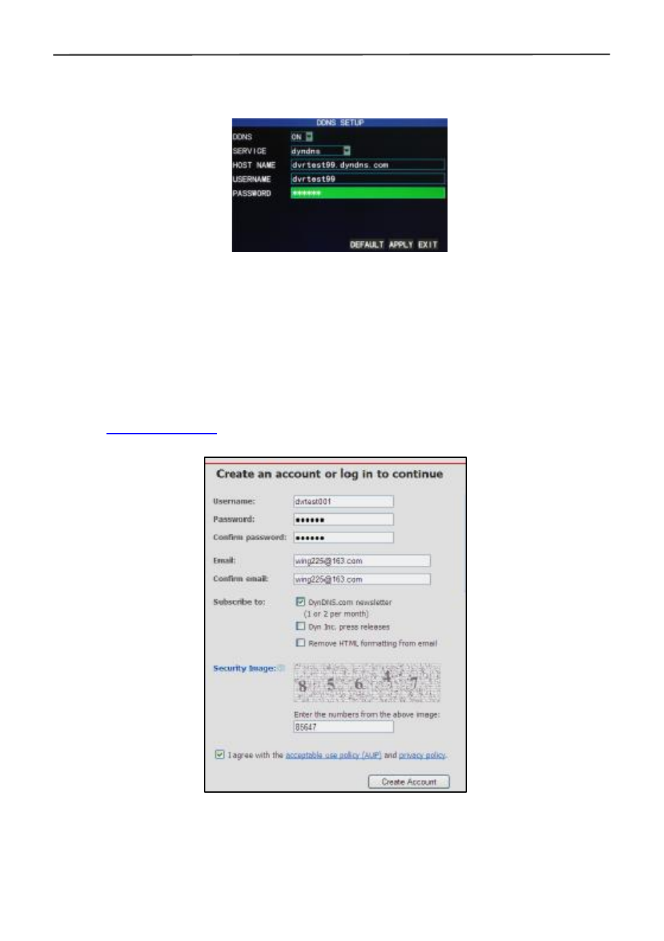 8 domain name application | Monoprice 9888 4-channel Security System Bundle User Manual | Page 27 / 46