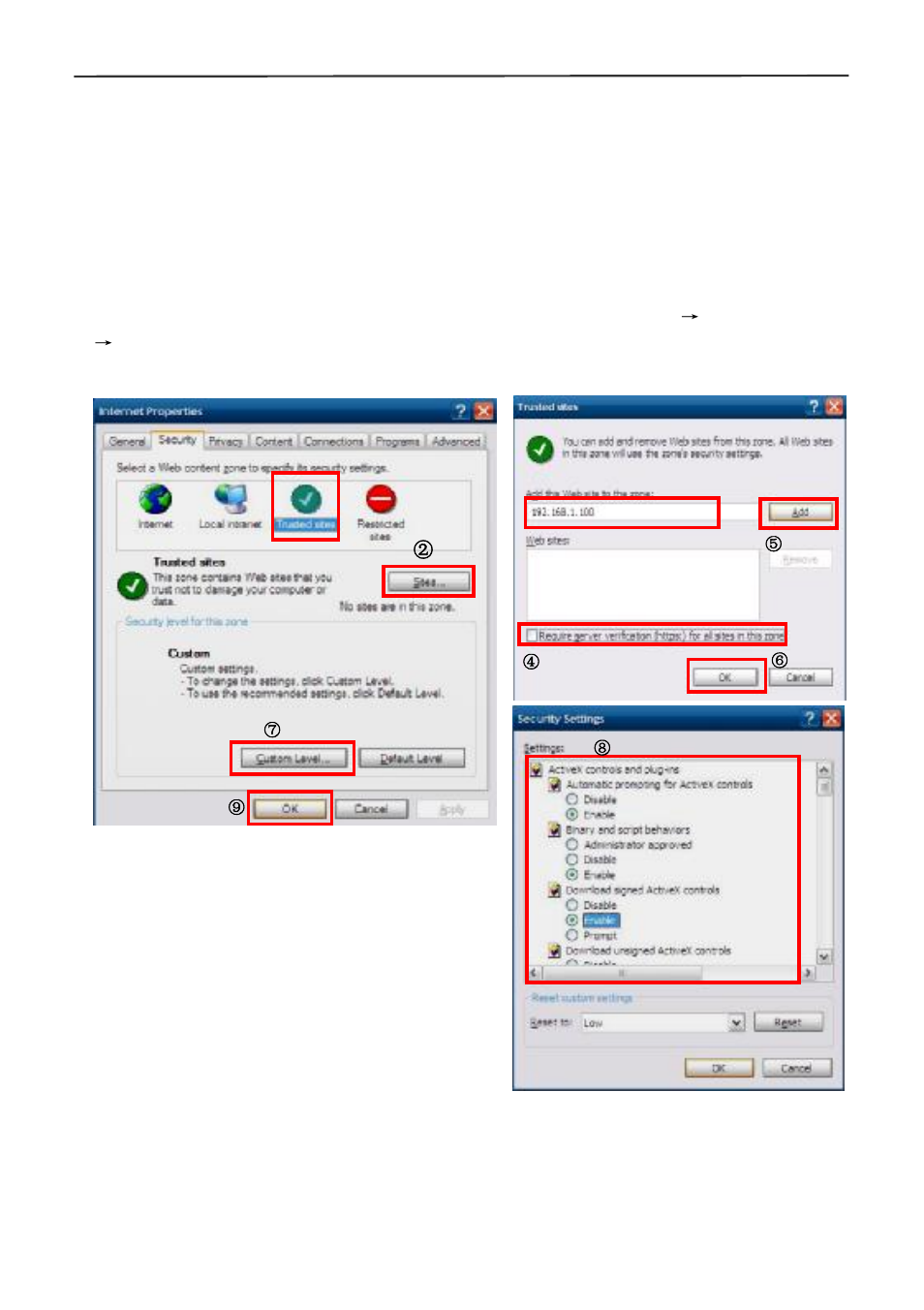 Chapter 4 dvr network, 1 functional characteristics, 2 installation and download of controls | 3 ie login | Monoprice 9888 4-channel Security System Bundle User Manual | Page 33 / 46