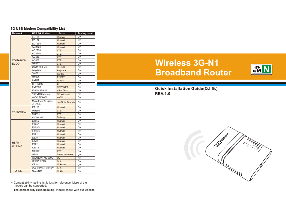 Monoprice 8069 Portable Wireless-N 3G Router User Manual | 12 pages