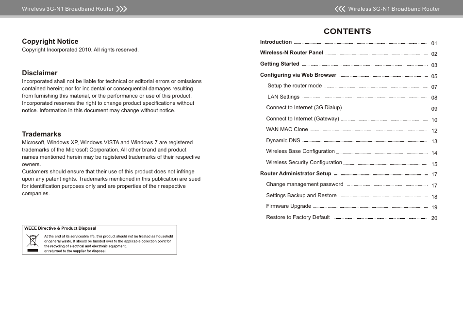 Monoprice 8069 Portable Wireless-N 3G Router User Manual | Page 2 / 12