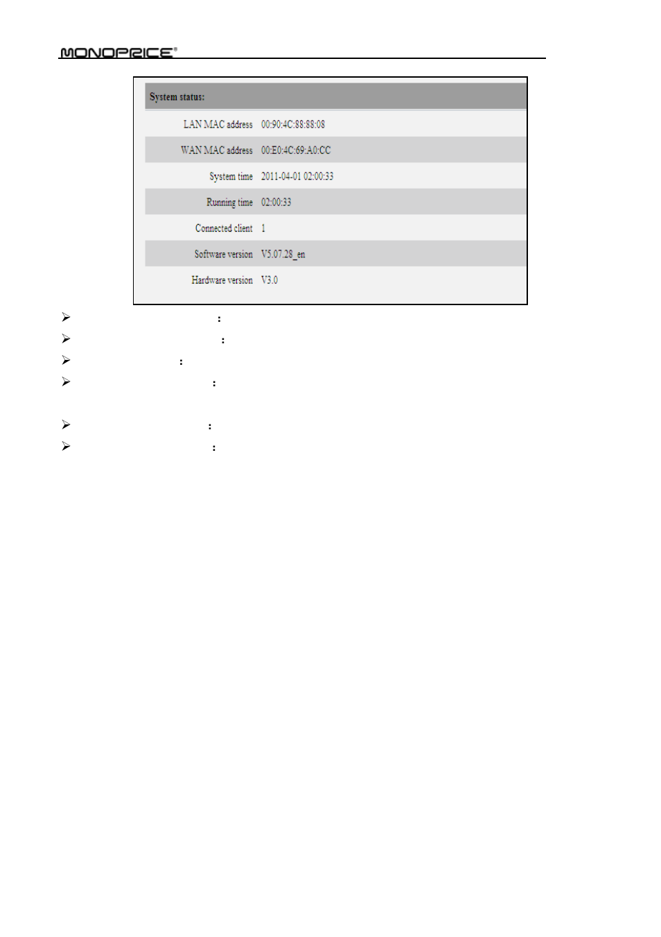 2 wan settings | Monoprice PID 8742 Wireless 802 11N Router with Internal Antenna and WPS Function 2T2R MIMO 300Mbps User Manual | Page 20 / 74