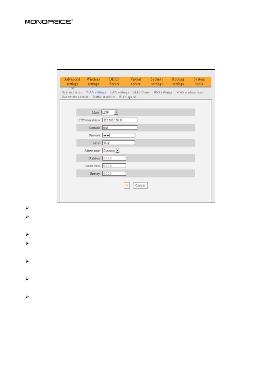 3 lan settings | Monoprice PID 8742 Wireless 802 11N Router with Internal Antenna and WPS Function 2T2R MIMO 300Mbps User Manual | Page 24 / 74