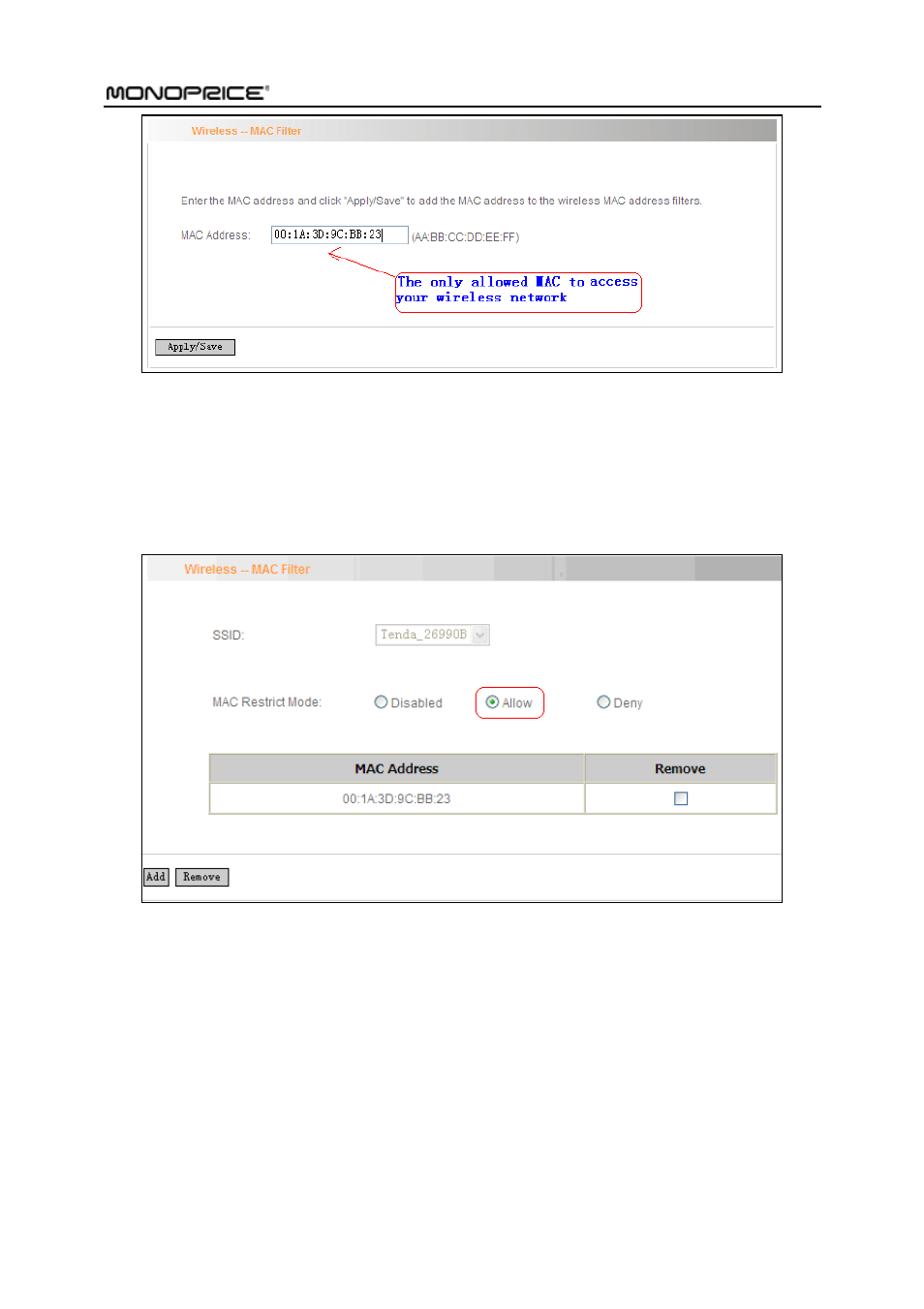 Monoprice PID 8743 Wireless N ADSL2 Modem and Router 802 11N WPS Function 2T2R 300Mbps User Manual | Page 107 / 147