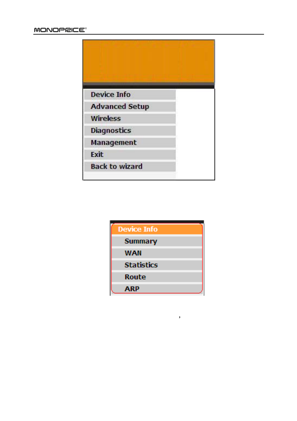 1 device information, Evice, Nformation | Monoprice PID 8743 Wireless N ADSL2 Modem and Router 802 11N WPS Function 2T2R 300Mbps User Manual | Page 31 / 147
