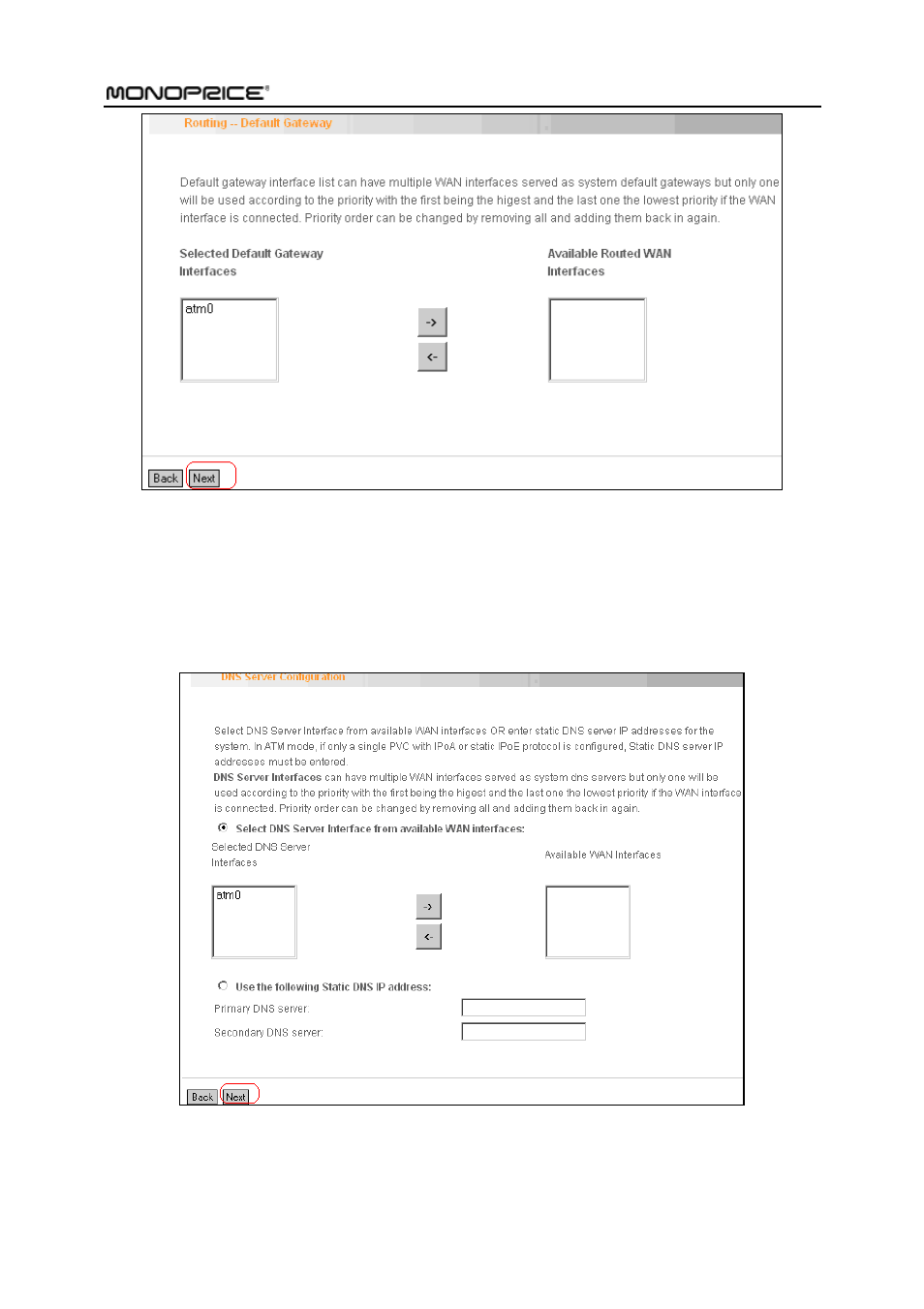 Monoprice PID 8743 Wireless N ADSL2 Modem and Router 802 11N WPS Function 2T2R 300Mbps User Manual | Page 46 / 147