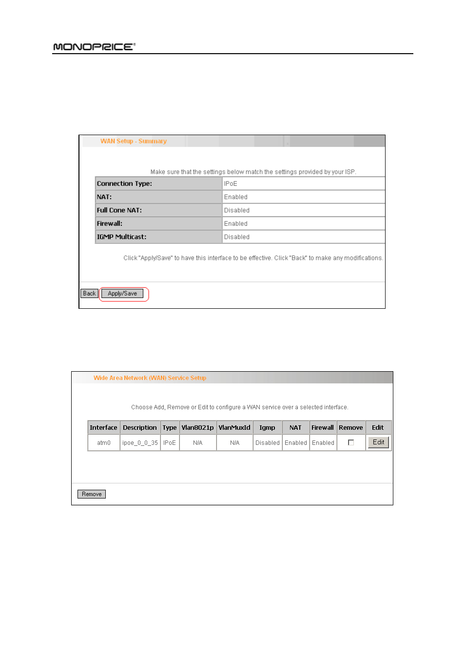Bridging | Monoprice PID 8743 Wireless N ADSL2 Modem and Router 802 11N WPS Function 2T2R 300Mbps User Manual | Page 47 / 147