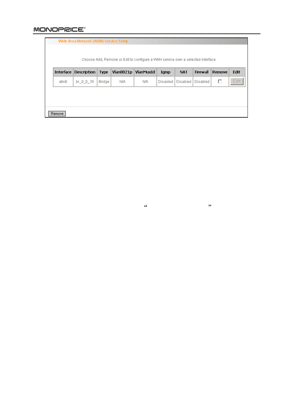 Pppoa | Monoprice PID 8743 Wireless N ADSL2 Modem and Router 802 11N WPS Function 2T2R 300Mbps User Manual | Page 49 / 147