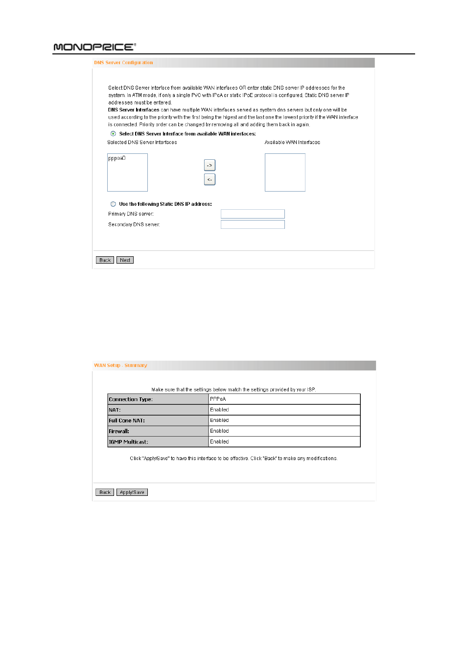 Monoprice PID 8743 Wireless N ADSL2 Modem and Router 802 11N WPS Function 2T2R 300Mbps User Manual | Page 53 / 147