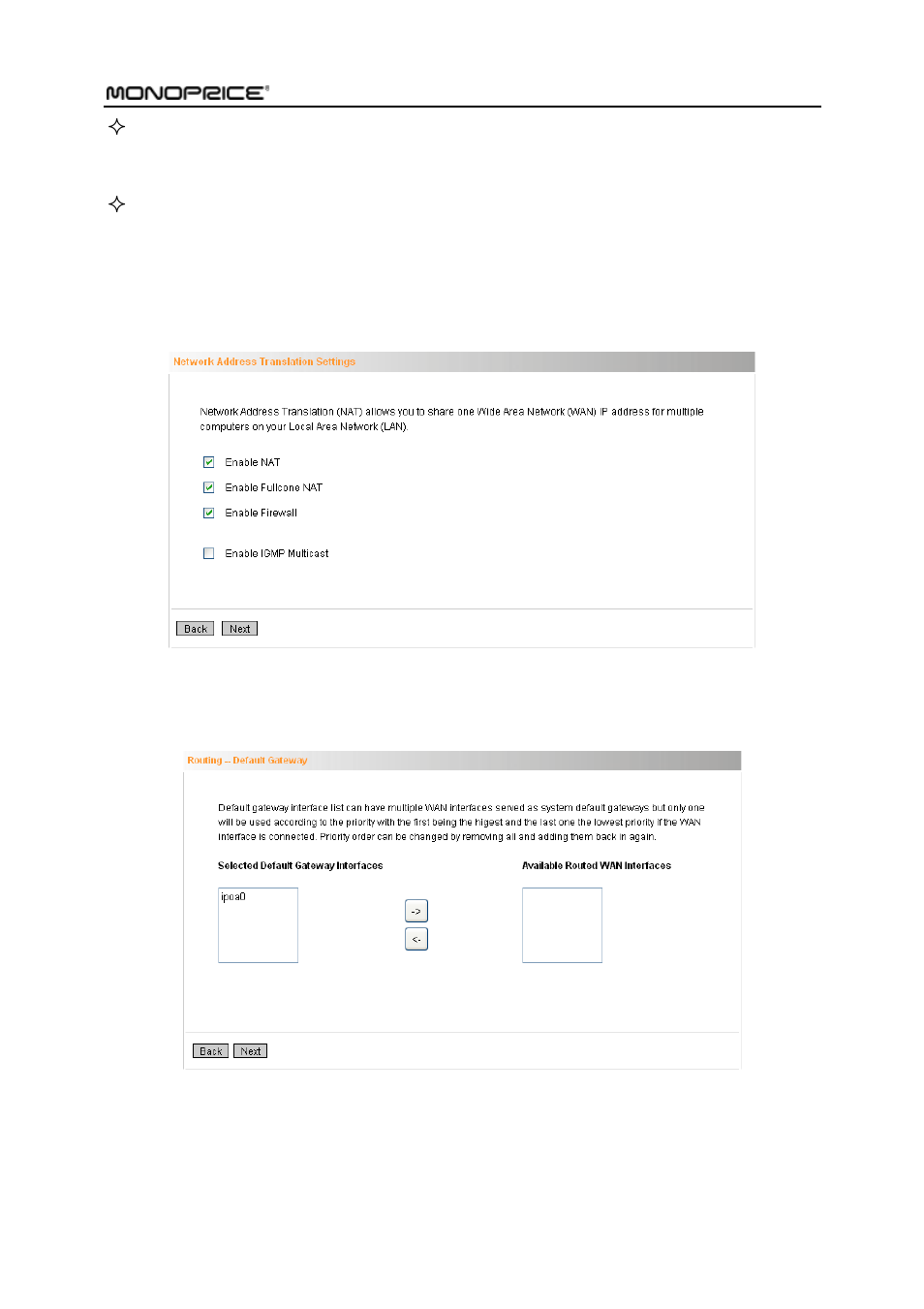 Monoprice PID 8743 Wireless N ADSL2 Modem and Router 802 11N WPS Function 2T2R 300Mbps User Manual | Page 56 / 147