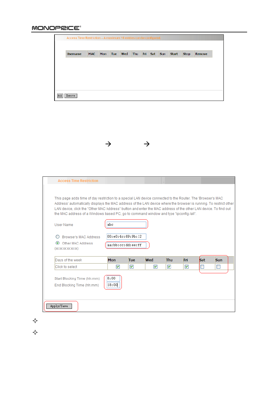 Monoprice PID 8743 Wireless N ADSL2 Modem and Router 802 11N WPS Function 2T2R 300Mbps User Manual | Page 82 / 147