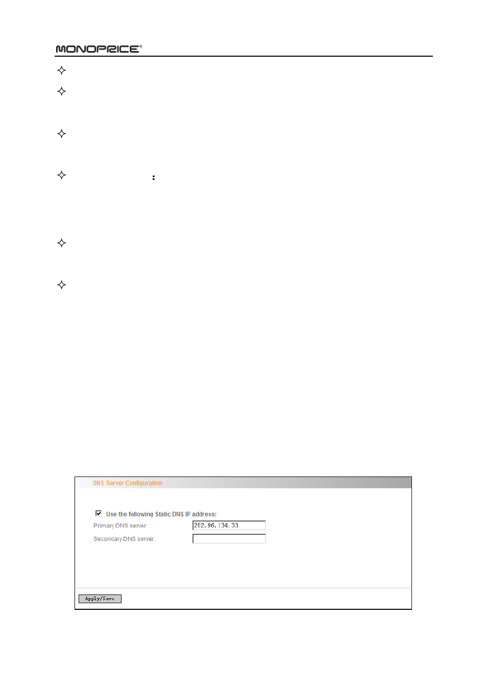 12 dns | Monoprice PID 8743 Wireless N ADSL2 Modem and Router 802 11N WPS Function 2T2R 300Mbps User Manual | Page 88 / 147