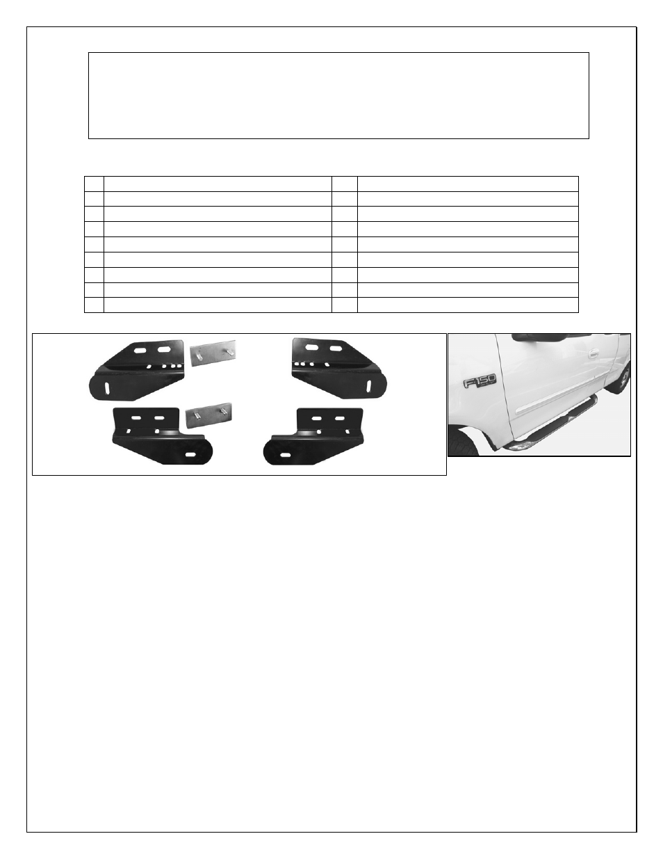 Installation instructions | Dee Zee DZ370291 User Manual | Page 2 / 3