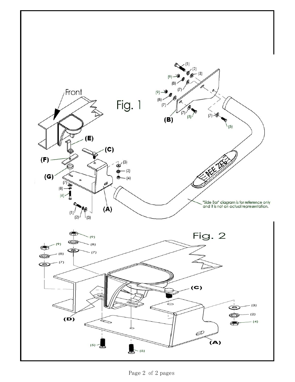 Dee Zee DZ370681 User Manual | Page 2 / 2