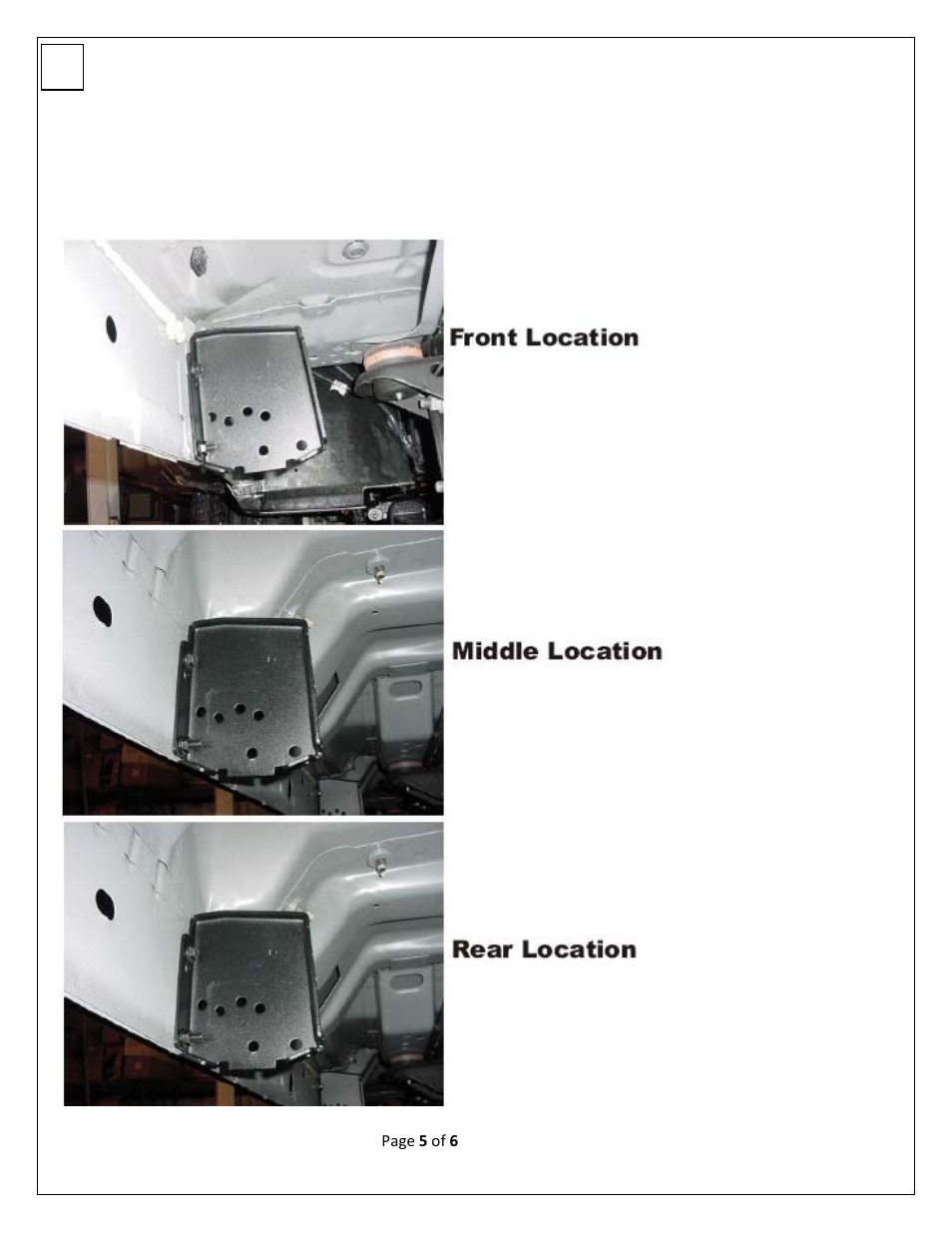 Dee Zee DZ17004C User Manual | Page 5 / 6