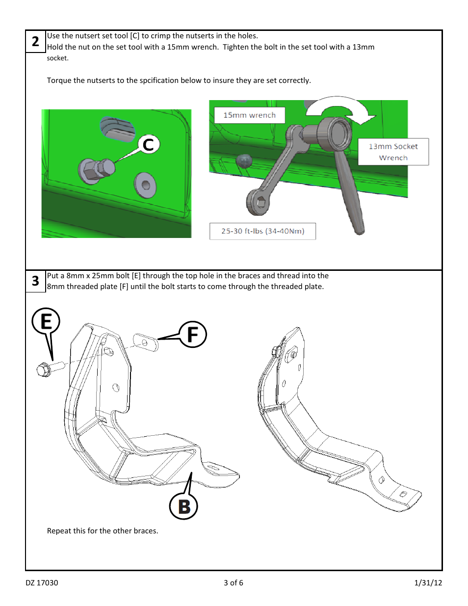 Dee Zee DZ17030C User Manual | Page 5 / 8