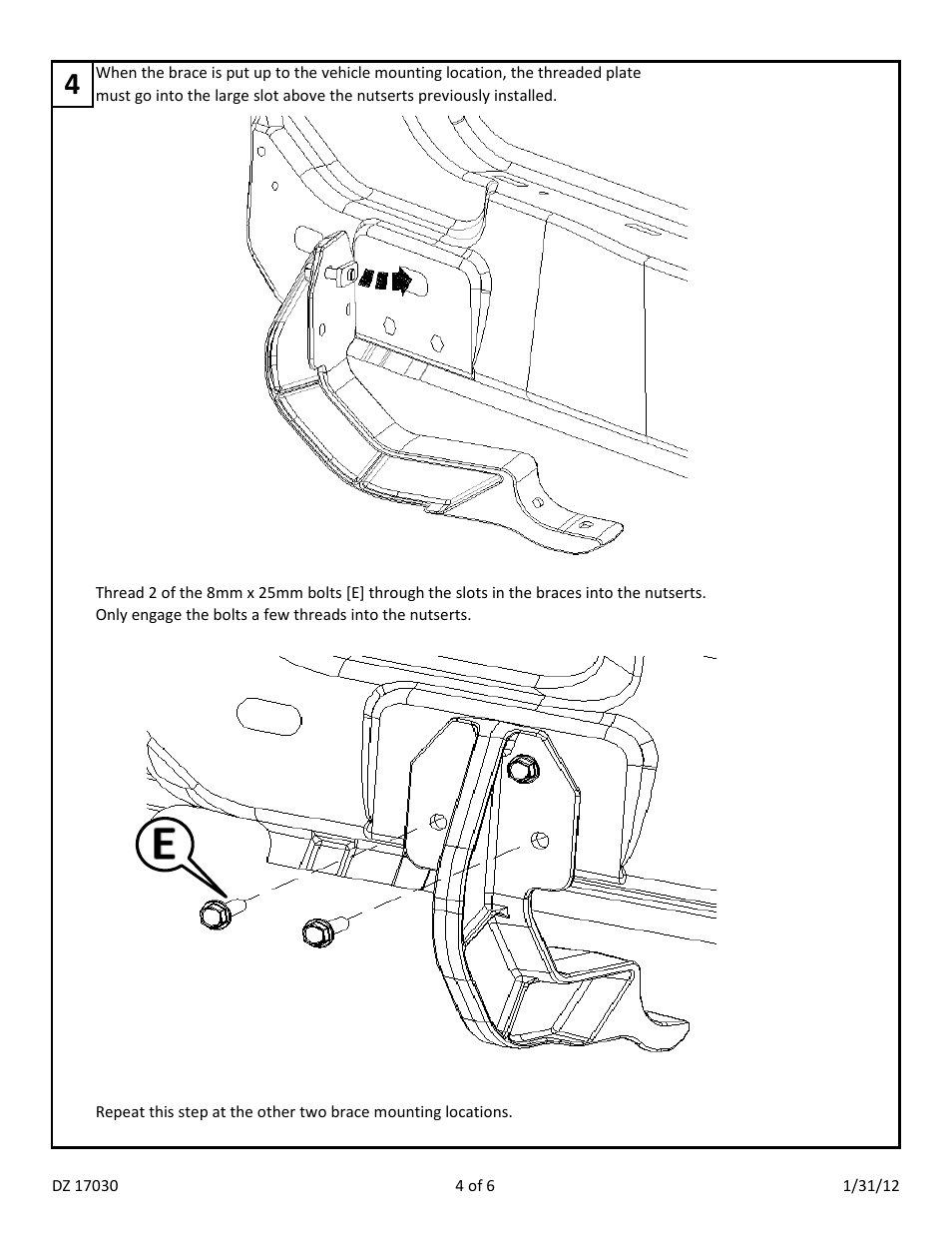 Dee Zee DZ17030C User Manual | Page 6 / 8