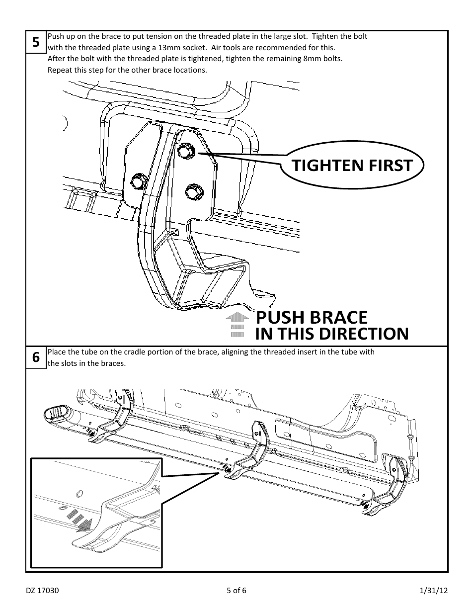 Dee Zee DZ17030C User Manual | Page 7 / 8
